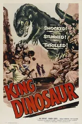 Король динозавров 1955 постер