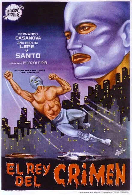 Постер Санто против короля преступлений 1962