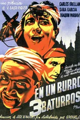 En un burro tres baturros постер
