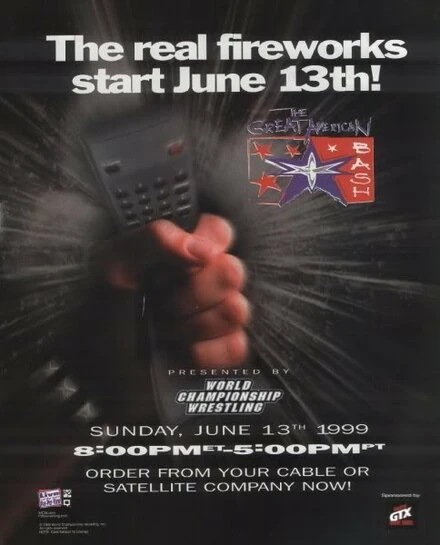 Постер WCW Мощный американский удар 1999