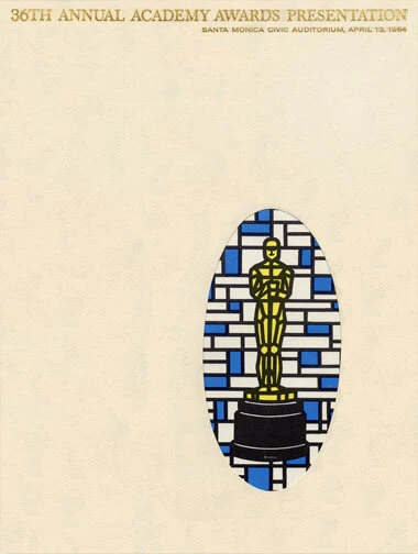 Постер 36-я церемония вручения премии «Оскар» 1964