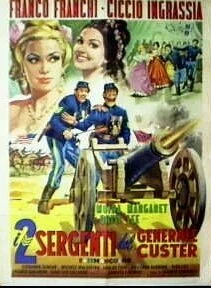 Постер Два сержанта генерала Кастера 1965