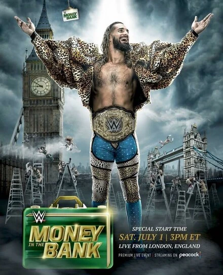 Постер WWE Деньги в банке 2023