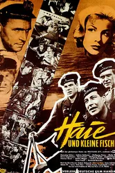 Акулы и мелкие рыбешки 1957 постер