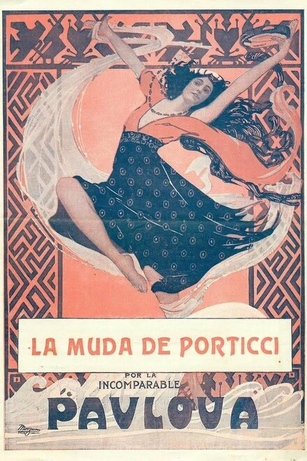 Постер Немая девушка из Портичи 1916