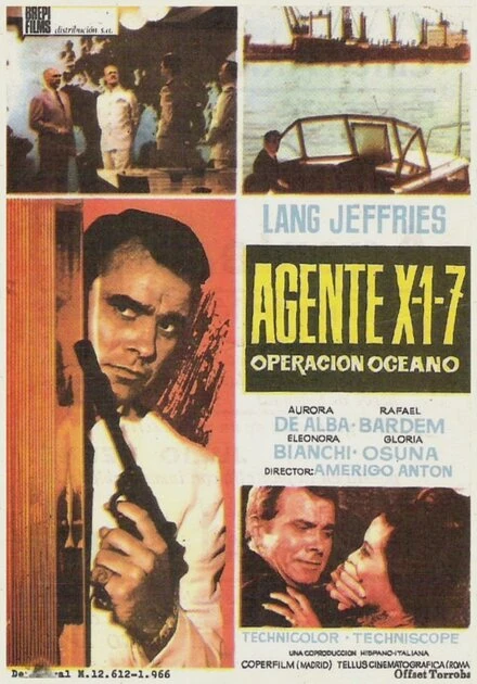 Постер Агент Х 1-7: Операция «Океан» 1965