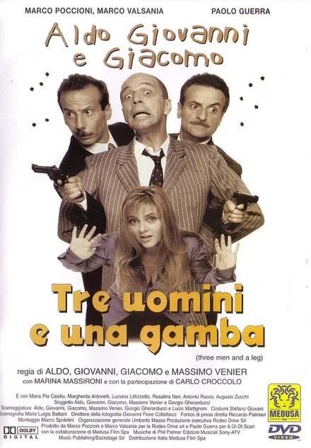 Постер Трое мужчин и нога 1997