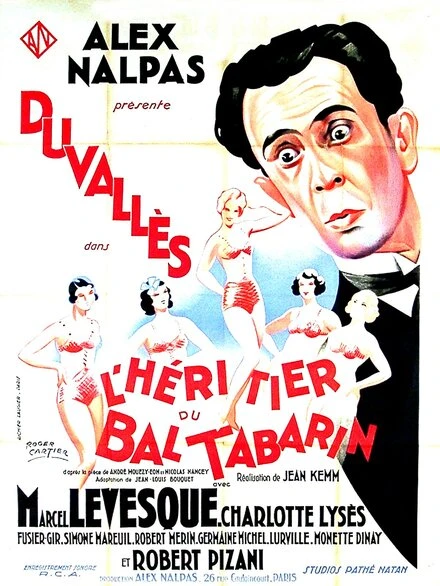 Постер L'héritier du Bal Tabarin