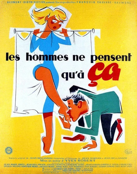 Постер Мужчины думают только об этом 1954