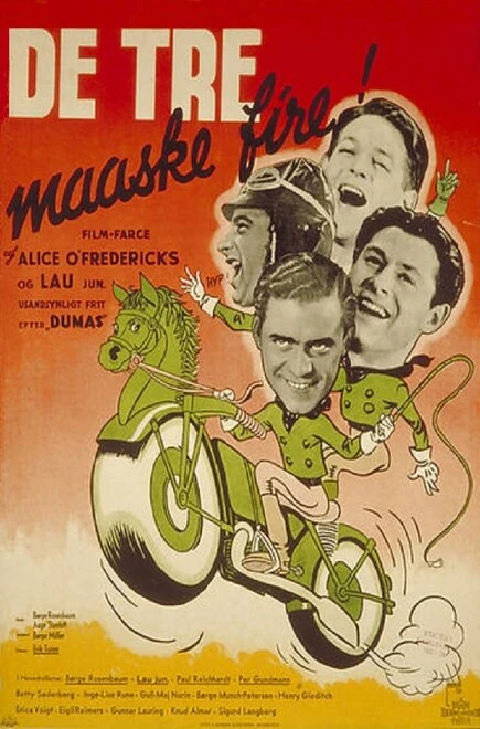 Постер De tre måske fire