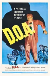 Мёртв по прибытии 1949 постер