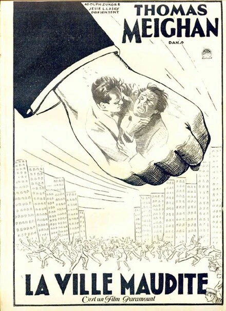Постер Обезумевший город 1927