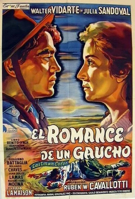 Постер El romance de un gaucho