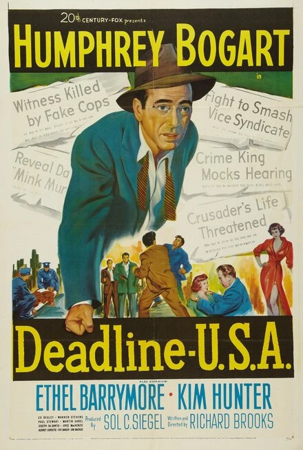 Постер Криминальная полоса в прессе США 1952