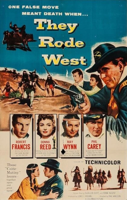 Постер They Rode West