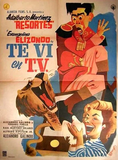 Постер Te vi en tv