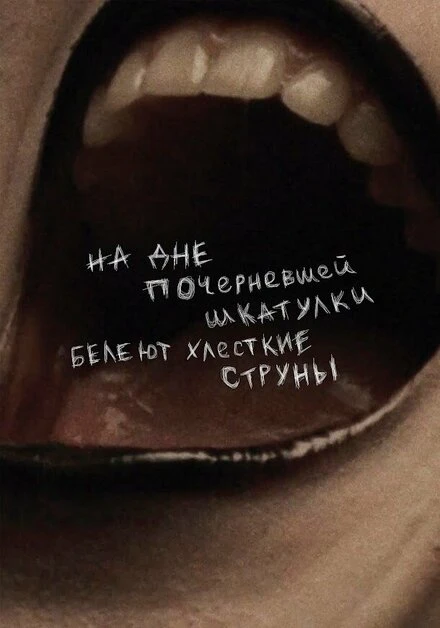 Постер На дне почерневшей шкатулки белеют хлесткие струны 2020