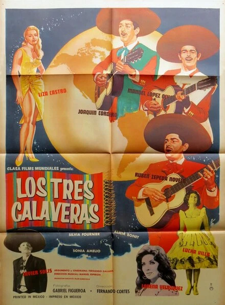 Постер Los tres calaveras