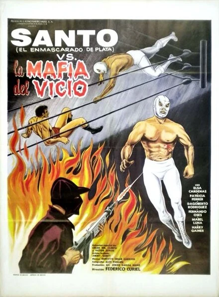 Постер Santo contra la mafia del vicio