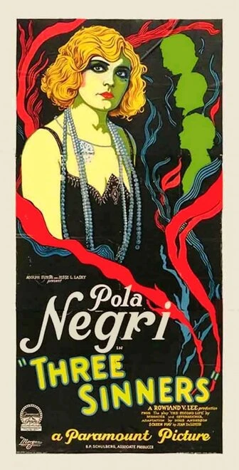 Постер Три грешника 1928