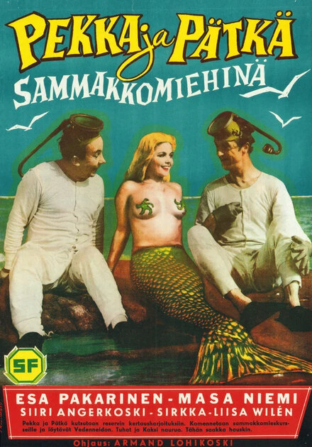 Постер Пекка и Пяткя — подводные диверсанты 1957