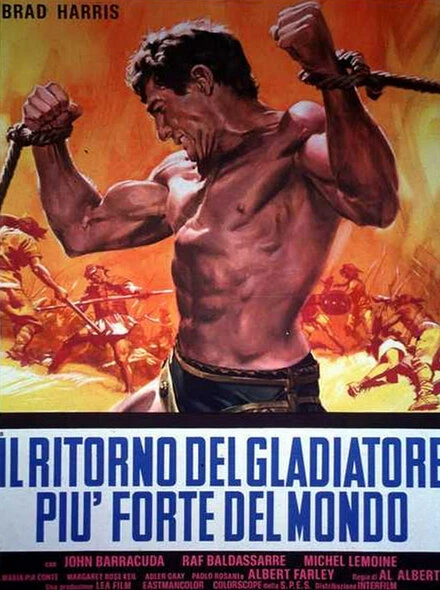 Постер Возвращение сильнейшего гладиатора в мире 1971