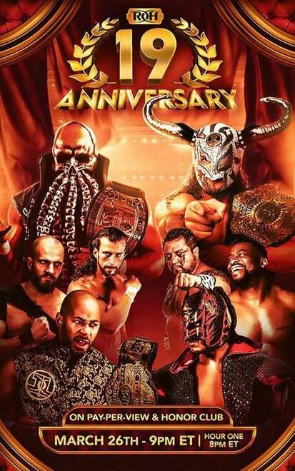 Постер ROH 19 Anniversary