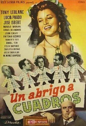 Постер Un abrigo a cuadros