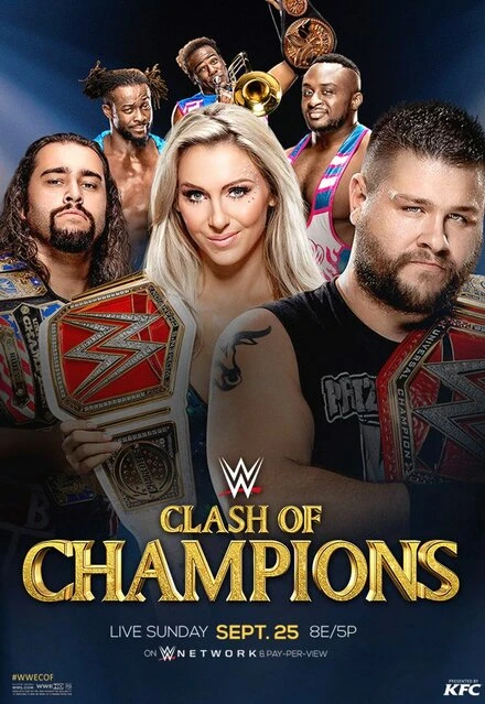 Постер WWE Столкновение чемпионов 2016