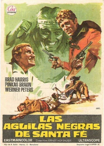 Постер «Черный орел» Санта Фе 1965