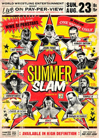 Постер WWE Летний бросок 2009
