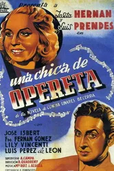 Девушка из оперетты 1944 постер