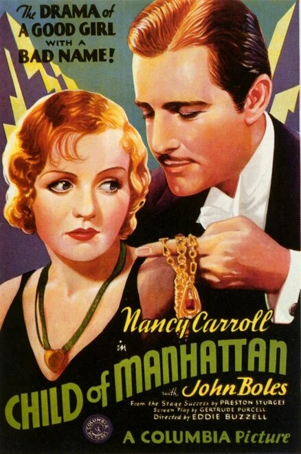 Постер Дитя Манхэттена 1933