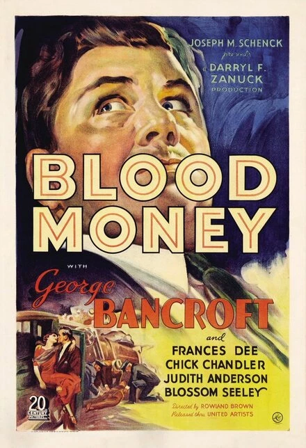 Постер Blood Money 1933