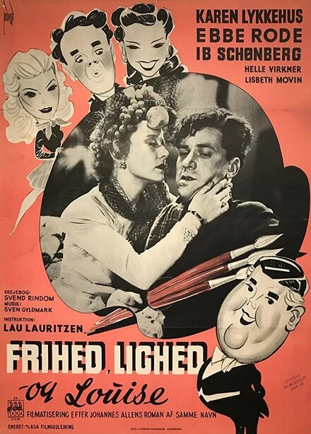 Постер Frihed, lighed og Louise