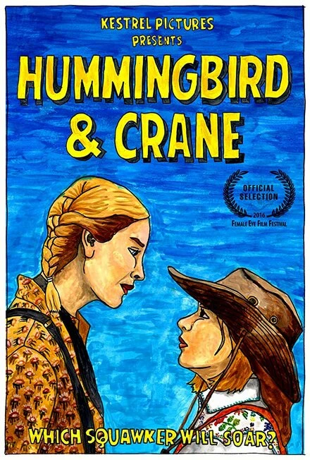 Постер Hummingbird & Crane