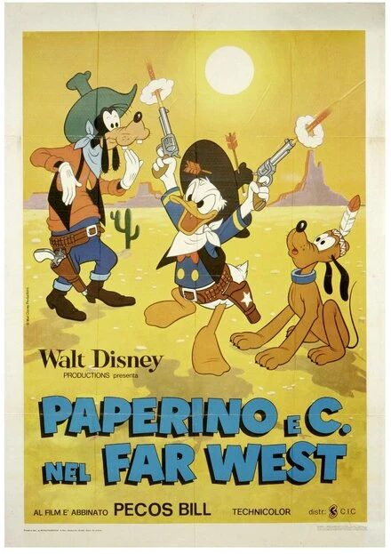 Постер Donald Duck Goes West