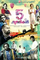 5 красивых женщин 2013 постер