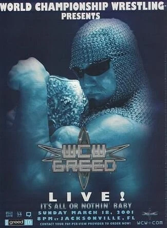 Постер WCW Жадность 2001