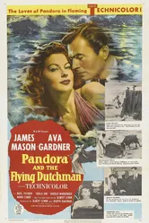 Пандора и Летучий Голландец 1951 постер