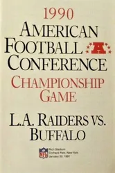 1990 AFC Championship Game постер
