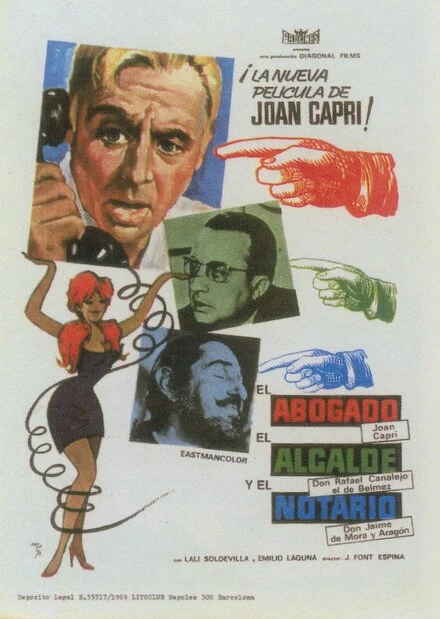 Постер Адвокат, мэр и нотариус 1969