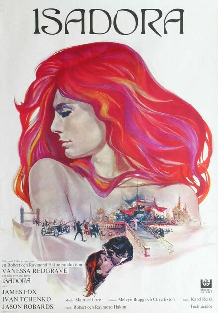 Постер Любовники Айседоры 1968