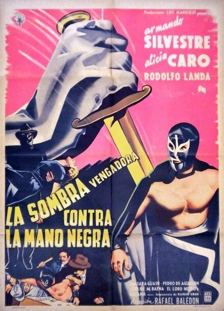 Постер La sombra vengadora vs. La mano negra