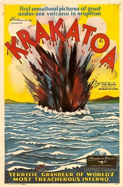 Постер Кракатау 1933