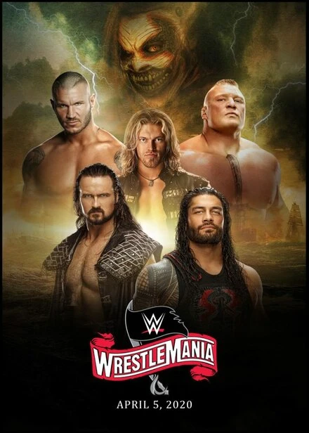 Постер WWE РестлМания 36 2020