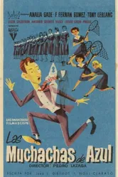 Девушки в голубом 1957 постер