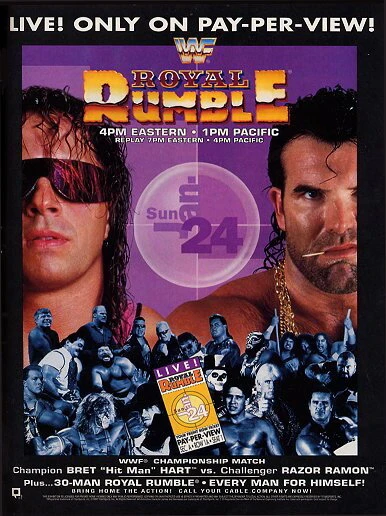 Постер WWF Королевская битва 1993