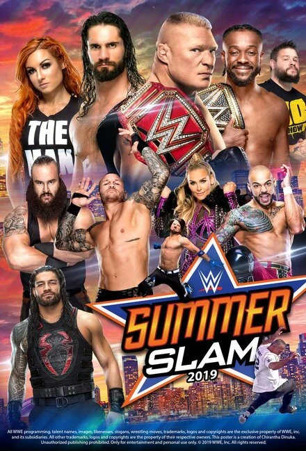 Постер WWE Летний бросок 2019