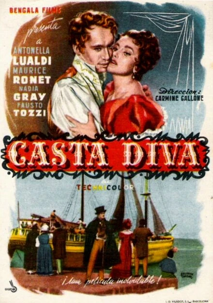 Постер Каста Дива 1954